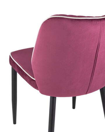 Стул Лоренс велюр бордовый (Стул Лоренс бордовый)