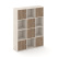 Стеллаж Locker Plus LK.K-006 1188x350x1593 (Дуб Аризона)