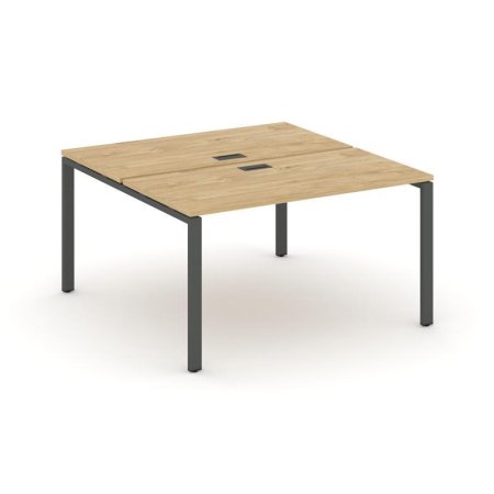 Рабочая станция 2-х сторонняя SN-6P.DRS-001 (980х1232х750) (Тиквуд Светлый/Металл Антрацит)