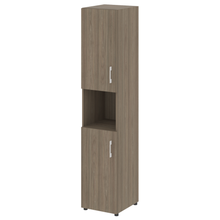 Шкаф высокий узкий нужен топ левый LT.SU 1.5 L 400x450x1990 (Вяз Благородный)