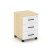 Тумба мобильная 3 ящика стандартные колеса SN.TM-002 (416х460х611) (Антрацит/Тиквуд Светлый)