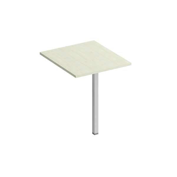 Брифинг-приставка с опорой КФ Комфорт КФ К.1222 800x700x750 (Дуб шамони светлыйСерый)