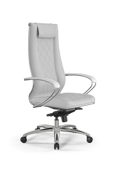 Кресло для руководителя Метта Samurai L1-18K - Infinity /Kc25/Wm33/K2cL(M06.B31.G04.W03) (Белый)
