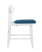 Стул ODEN WHITE синий 2 шт, (Стул Oden Wood синий)