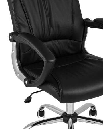 Кресло руководителя TopChairs Tower черное (Компьютерное кресло Tower черный)