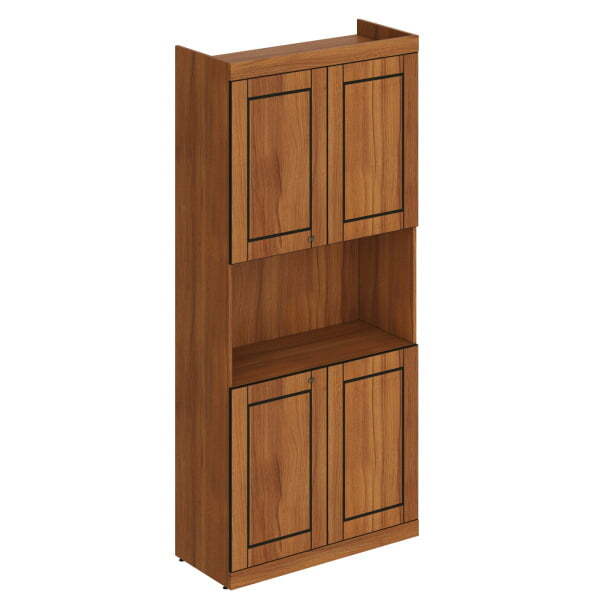 Шкаф для документов Larex LHC 90.5 900x400x2010 (Орех Тироли)