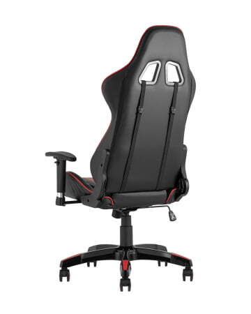 Кресло игровое TopChairs Corvette красное (Геймерское кресло Corvette черный, красный)