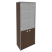 Шкаф высокий широкий Style Л.СТ-1.2 778x410x1980 (Вяз Благородный)
