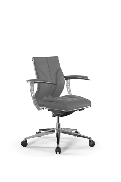 Кресло для руководителя Метта Samurai S4-11U - Infinity /Kc06/Wm06/U1mL-4c3(M26.B32.G25.W03) (Серый)