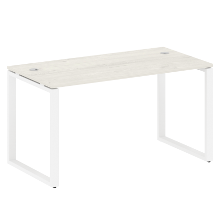Стол письменный Metal System Style БО.СП-3 1400x720x750 (Дуб Наварра/Белый металл)