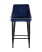 Стул полубарный Коби велюр синий (Стул полубарный Коби синий)