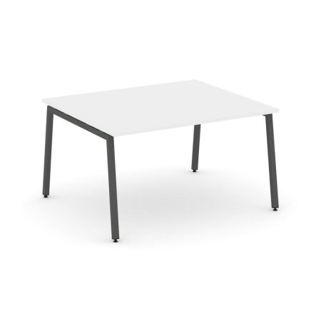 Стол переговорный SN-4A.SPRG-032.3 (1180х1180х750) (Белый/Металл Антрацит)