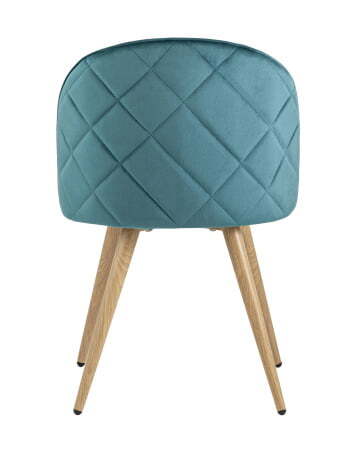 Стул Лион велюр с ромбами аквамарин (Стул Лион аквамарин)