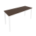 Стол письменный на металлокаркасе Slim С.СП-6.1 1580x600x750 (Серый/Антрацит металл)