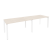 Рабочая станция на П-образном м/к Onix O.MP-RS-2.3.8 2760x800x750 (Тиквуд Темный/Белый Металл)