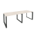 Рабочая станция на О-образном м/к Onix O.MO-RS-2.2.8 2360x800x750 (Тиквуд Темный/Белый Металл)