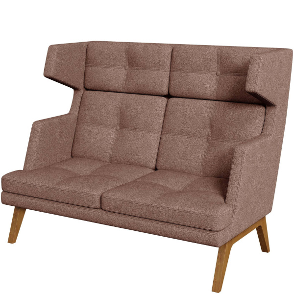 Диван офисный 2-х местный высокий Беверли (Диван 2-местный высокий dream_12)