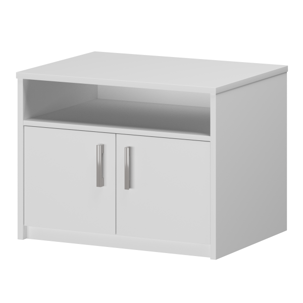 Тумба под оргтехнику Арго АТ-10 800x600x600 (Белый)