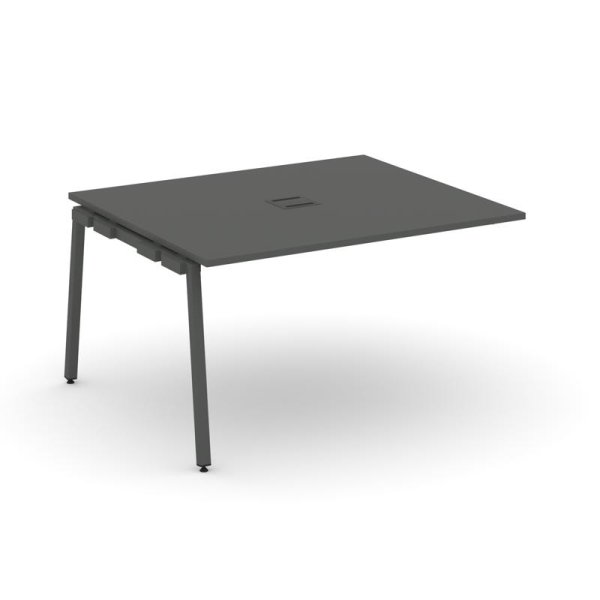 Проходной наборный элемент переговорного стола SN-4A.NSPRG-032 (1180х1180х750) (Антрацит/Металл Антрацит)