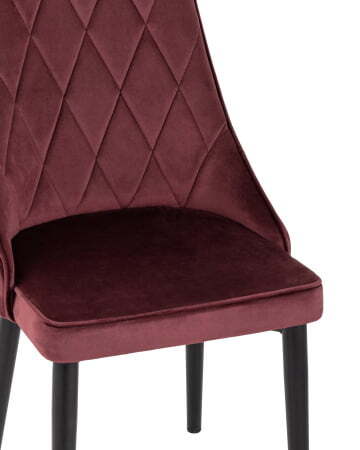 Стул Версаль велюр винный (Стул Версаль бордовый)