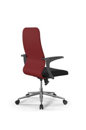 Кресло для руководителя Метта Sit 8 B2-10U - UMF(X1) /Uh02/Wh00/U1mL-b(M09.B23.G18.W01) (Красный | Черный)