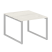 Переговорный стол 1 столешница Metal System Style БО.ПРГ-1.1 1000x1235x750 (Дуб Наварра/Серый металл)