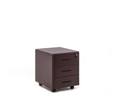 LEGNO Тумба подкатная 3 ящика (ПАЛИСАНДР)