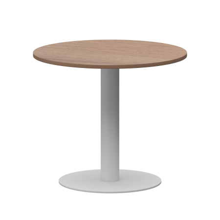 Стол круглый Арго-М АМ-Д90 900x900x760 (Орех/Белый)