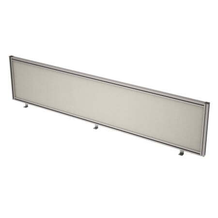 9БТ.0409.8 Барьер из ткани в алюминиевом профиле, фронтальный (1800x29x400) (Latte)