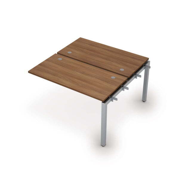 6МБС.5268 Бенч-система на 2 рабочих места, средний модуль (1200x1235x750) (Шамони темный/Алюминий матовый)