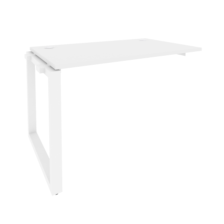 Наборный элемент рабочей станции на О-образном м/к Onix O.MO-1.NRS-2.7 1180x720x750 (Белый Бриллиант/Белый Металл)