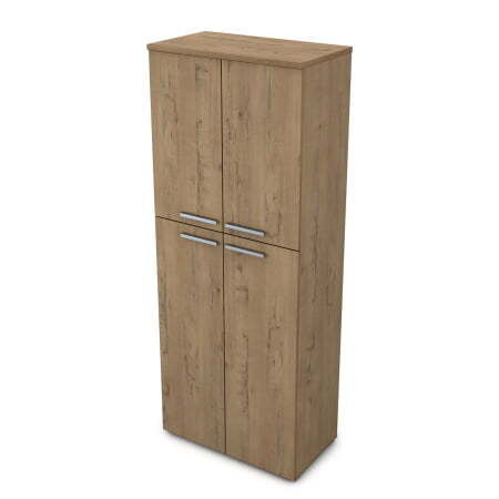 9Ш.005.4 Шкаф высокий (800x450x2045) (Teakwood)