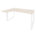 Стол эргономичный левый на О-образном м/к Onix O.MO-SA-4L 1580x1180x750 (Тиквуд Темный/Белый Металл)