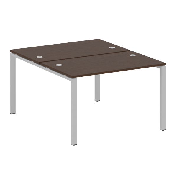 Рабочая станция Metal System Style БП.РАС-СП-2.2 1200x1475x750 (Венге Цаво/Серый металл)