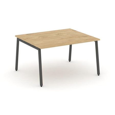 Стол переговорный SN-4A.SPRG-032.3 (1180х1180х750) (Тиквуд Светлый/Металл Антрацит)