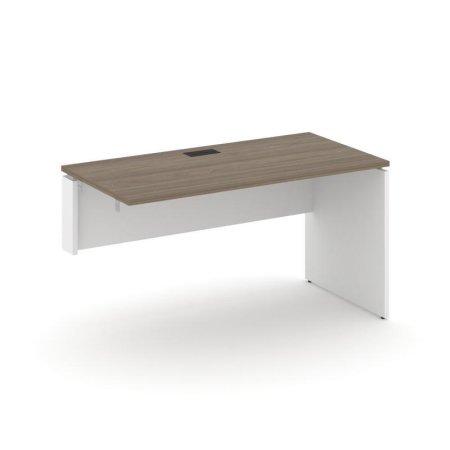 Стол-приставка к опорным элементам SN-D.OPRS-024(L) (1580х800х750) (Вяз Благородный/Белый)