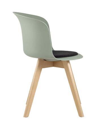 Стул Blossom с подушкой серо-зеленый (Стул пластиковый Blossom серо-зеленый)