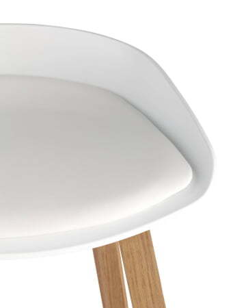 Стул барный LIBRA SOFT БЕЛЫЙ (Стул барный Libra белый)