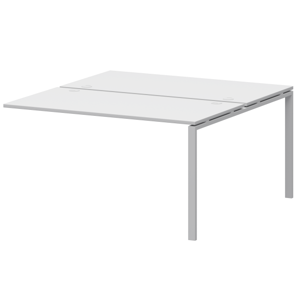 Модуль двойной на 2 рабочих места Арго-М АМБЭ-002.60 1200x1236x760 (Белый/Белый)