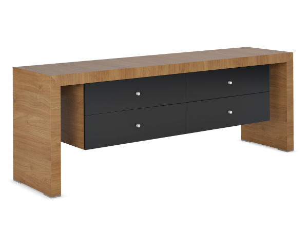 Греденция KYU DM (1820х500х750) (Дуб Кендал)