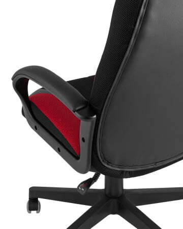 Кресло игровое TopChairs ST-CYBER 9 черный/красный (Геймерское кресло ST-CYBER 9 красный)