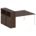 Рабочая станция с опорным шкафом-купе Metal System Style БП.РС-СШК-2.4 2010x1475x1098 (Дуб Наварра/Серый металл)