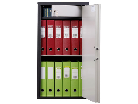 Бухгалтерский шкаф AIKO SL-87Т EL (Графит/Светло-серый)