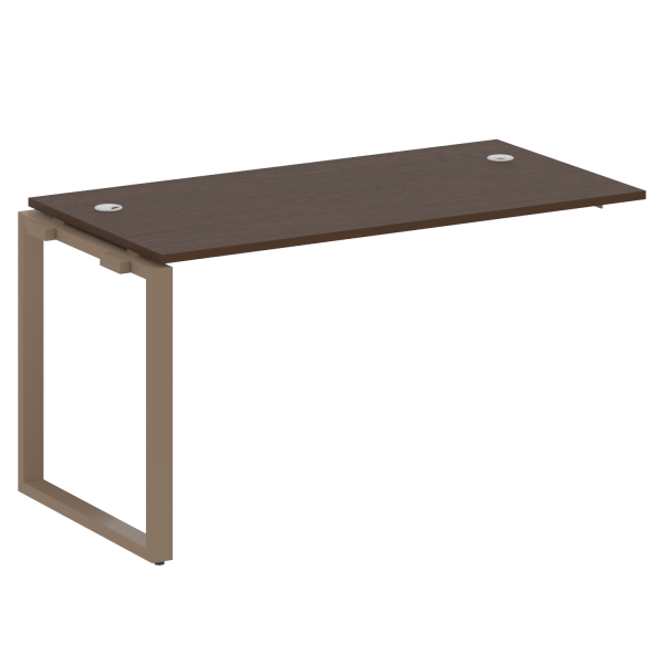 Проходной наборный элемент рабочей станции Metal System Style БО.ПРС-СП-1.3 1400x720x750 (Венге Цаво/Мокко металл)