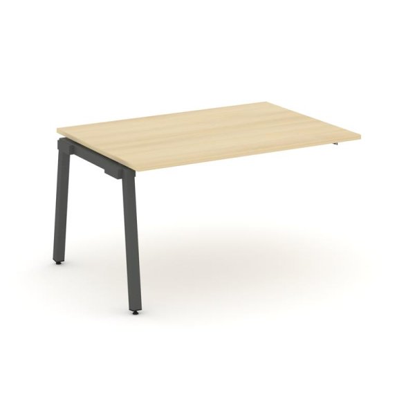 Проходной наборный элемент переговорного стола SN-5A.NSPRG-001.3 (980х980х750) (Акация Лорка/Металл Антрацит)