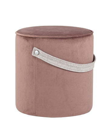 Пуф Джерри велюр пыльно-розовый (Пуф Джерри пыльно розовый)
