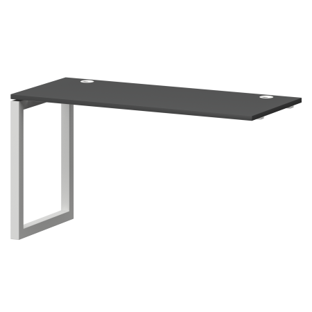 Модуль линейный на металлокаркасе Смарт СМС25-О-12К.60Э.Пр.50 1200x600x750 (Графит/Белый)