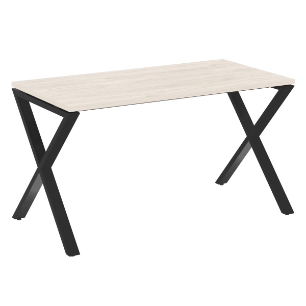 Стол рабочий VR.L-SRX-3.7 1380x720x750 (Денвер Светлый/Черный металл)