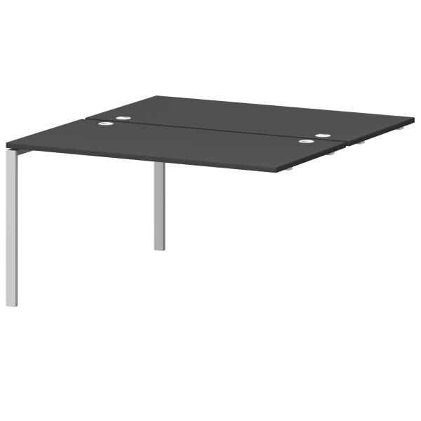 Модуль двойной универсальный на металлокаркасе Смарт СМС2-П-10К.149Э.Пр25 1000x1496x750 (Графит/Белый)