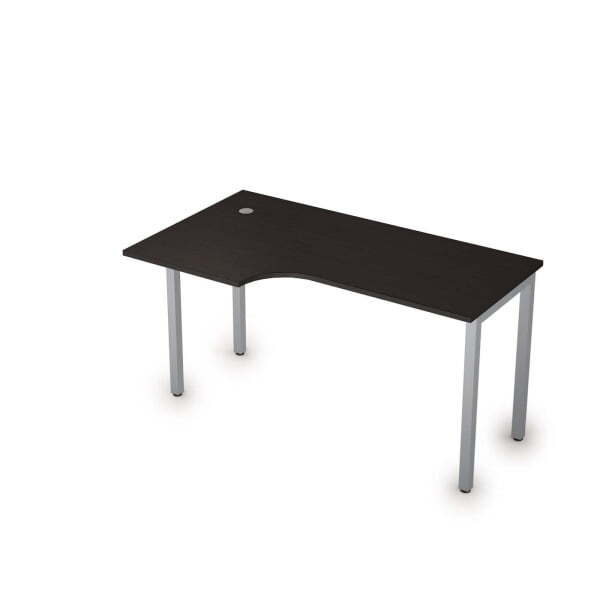 Стол письменный на металлокаркасе лев Стиль 2М.142 1400x800x750 (ВенгеСерый)